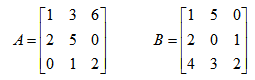 A,B